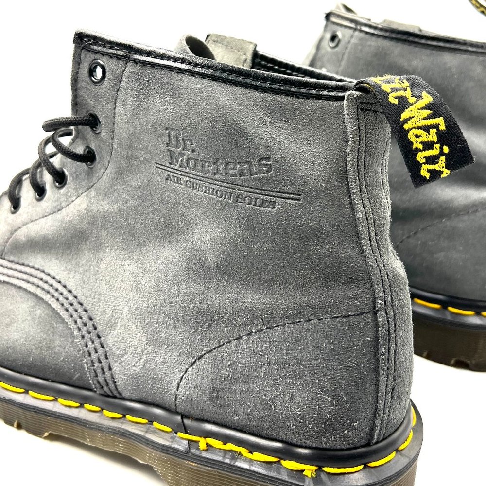 Dr Martens Grey Suede Boots - Picture 6 of 10